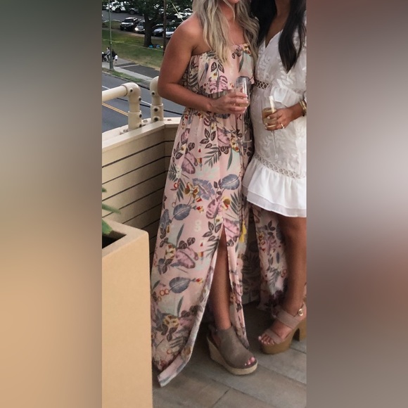 Sleeveless floral print dress - Picture 2 of 2